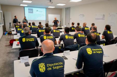 Imagen La plantilla del SPEIS recibe formación específica para posibles actuaciones en incidencias relacionadas con el gas natural