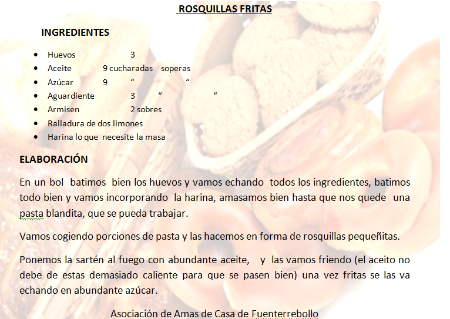 rosquillas fritas