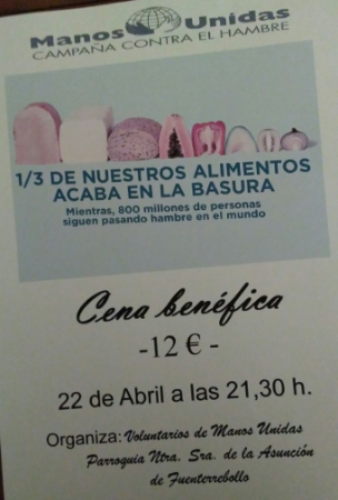Imagen Cena Benéfica Manos Unidas
