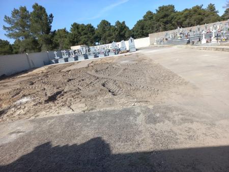 Imagen Finalización nueva fase obras de ampliación del cementerio